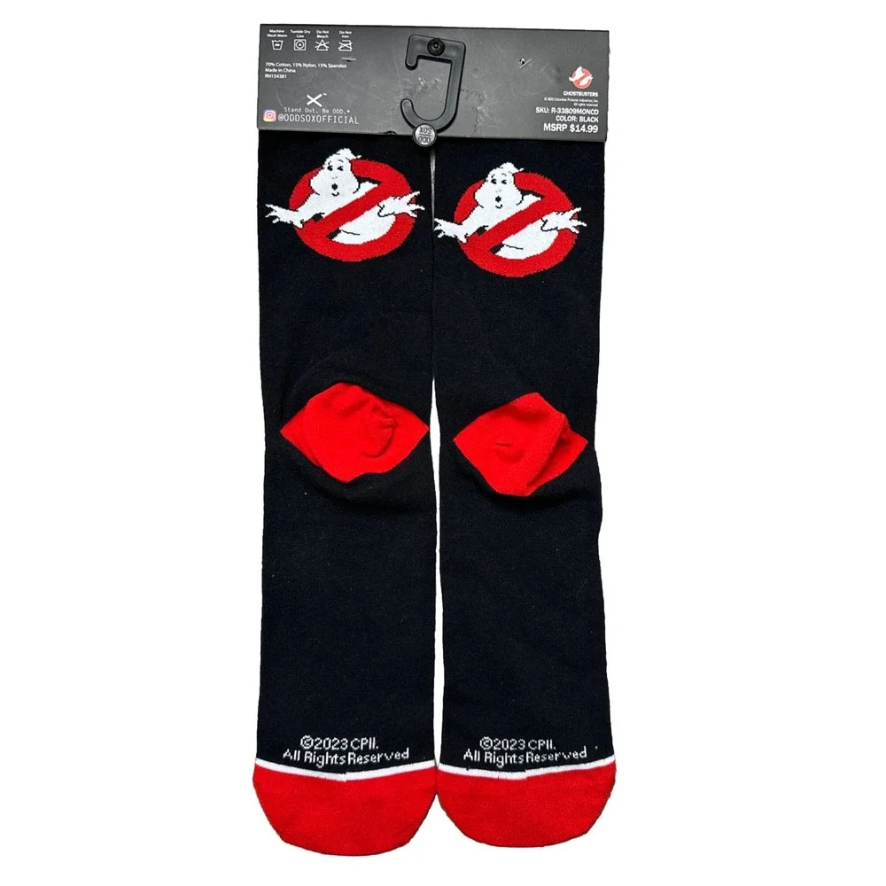 Odd Sox TMNT & Ghostbusters Men Crew Socks - Size 6-13 (Lot of 2)